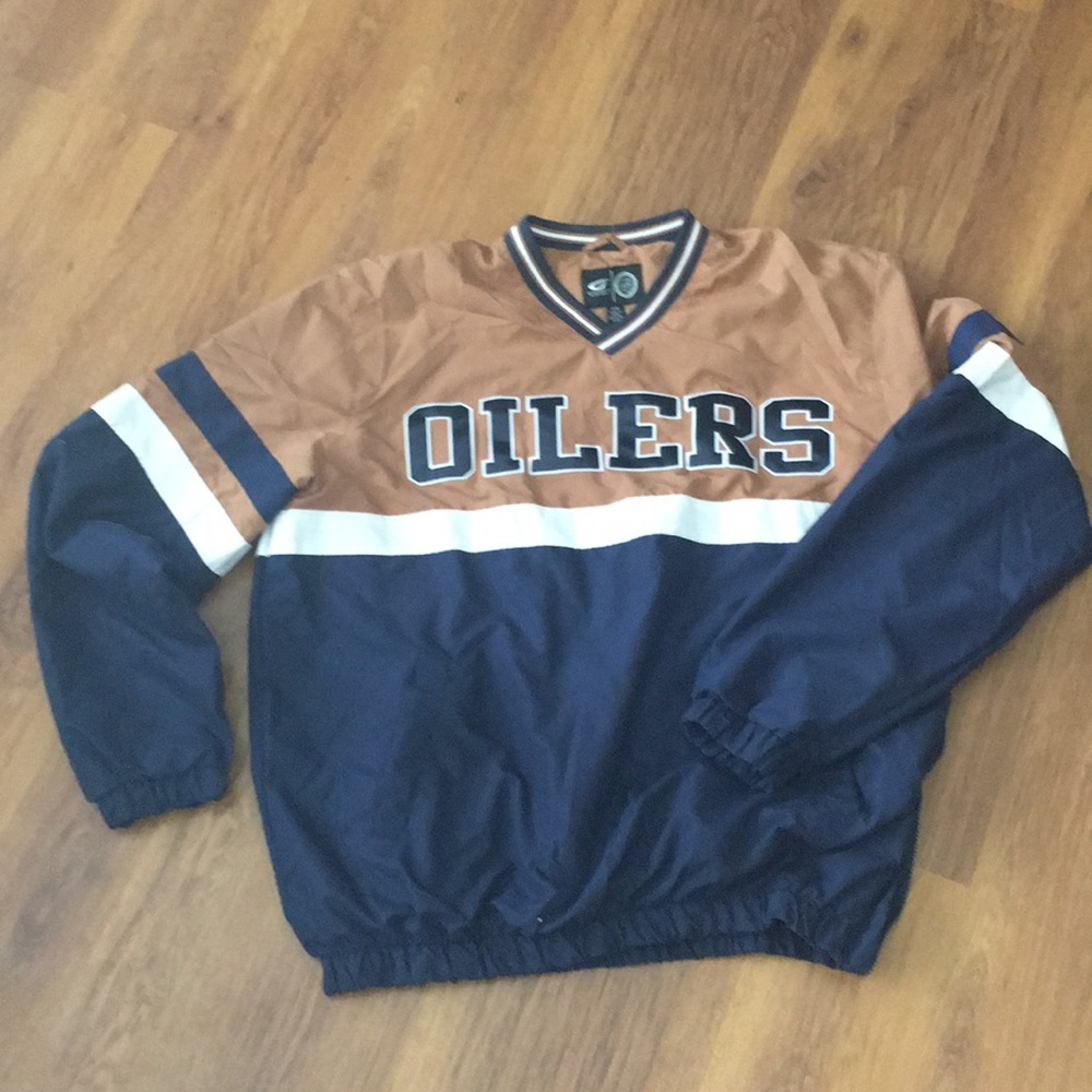 NHL oilers pullover
